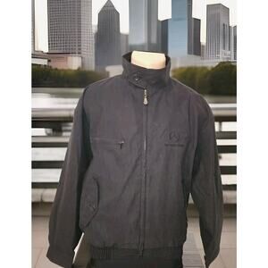 NWT! Mercedes Benz Black Bomber Jacket Size Small